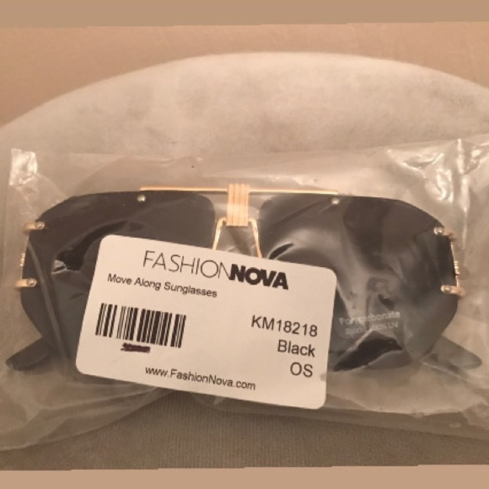 👽 NEW Sunglasses Brand gold and black - Picture 5 of 6